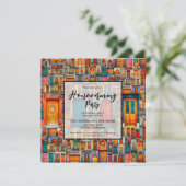 Deuren van de partij voor de opwarming van de aard kaart (Staand voorkant)