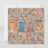 Deuren van de partij voor de opwarming van de aard kaart (Achterkant)