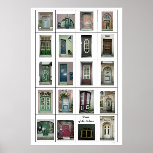 Deuren van de Schnoor Poster (Voorkant)