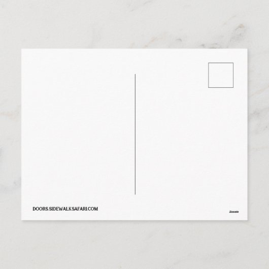 Deuren van het Amsterdamse Briefkaart (Achterkant)