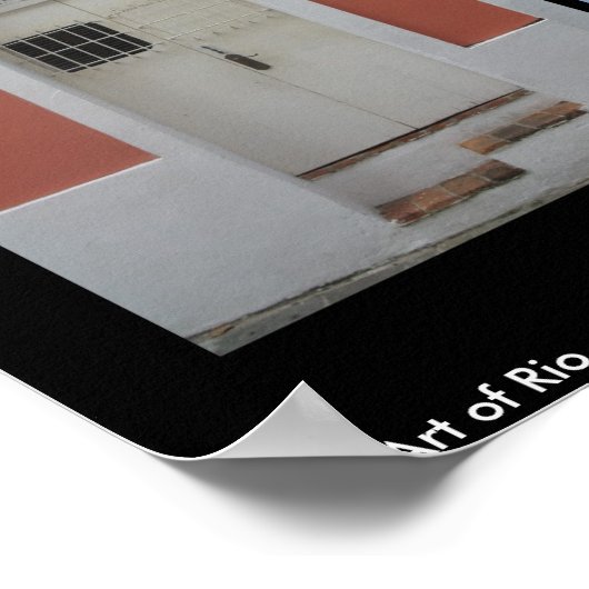 Deuren van het oude San Juan-Poster Poster (Hoek)