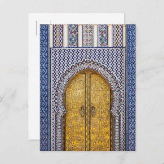  deuren van het paleis van Koning Briefkaart (Voorkant / Achterkant)