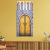  deuren van het paleis van Koning Canvas Afdruk (Insitu (Woonkamer))