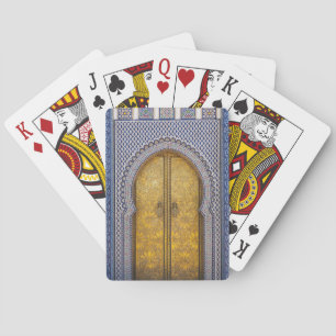 deuren van het paleis van Koning Pokerkaarten