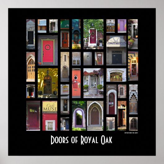 Deuren van het Poster van Royal Oak (Voorkant)