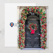 Deuren van Londen: Een Festive Kerstkaart (Voorkant / Achterkant)