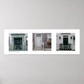 Deuren van Nantucket, Massachusetts Triptych Poster (Voorkant)