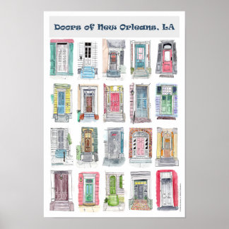 Deuren van New Orleans Poster