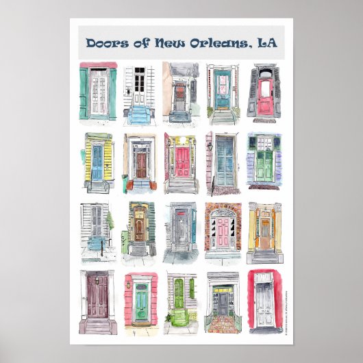 Deuren van New Orleans Poster (Voorkant)