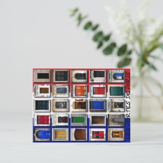 Deuren van Parijs Briefkaart (Staand voorkant)