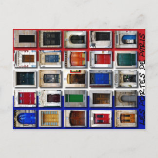 Deuren van Parijs Briefkaart