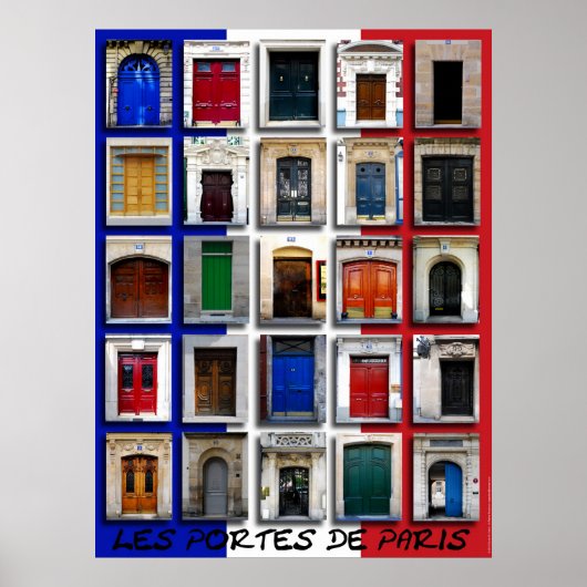 Deuren van Parijs Poster (Voorkant)