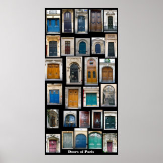 Deuren van Parijs Poster
