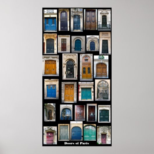 Deuren van Parijs Poster (Voorkant)
