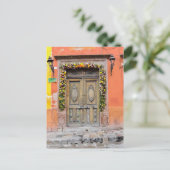 Deuren van San Miguel De Allende Mexico Historic Briefkaart (Staand voorkant)