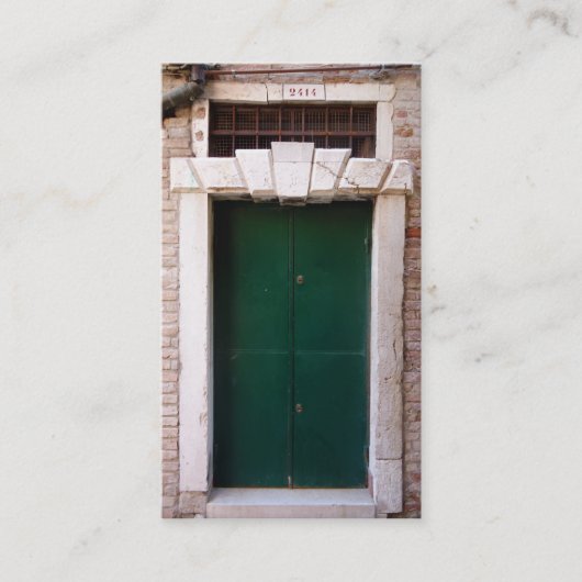 Deuren van Venetië, Italië Visitekaartje (Voorkant)