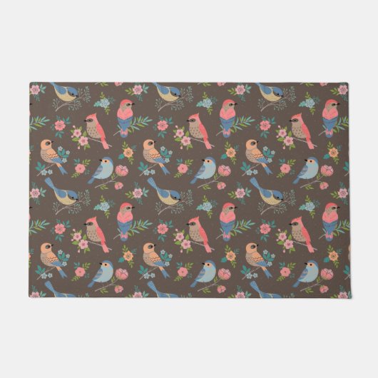 Deuren - Vogels - Startdeuropening - unieke cadeau Deurmat (Voorkant)