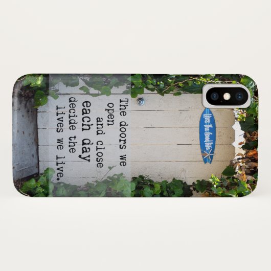 Deuren We Open deur foto iPhone case (Achterkant (horizontaal))