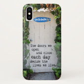 Deuren We Open deur foto iPhone case (Achterkant)