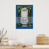 Deuren We openen Poster voor foto's door deur (Keuken)