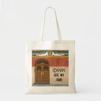 Deuren zijn mijn lust | Kleurblok Art Nouveau Tote Bag