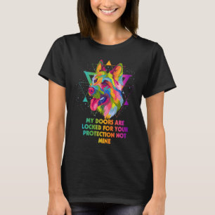 Deuren zijn vergrendeld voor uw bescherming Duitse T-shirt