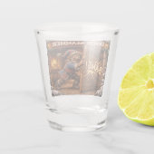 Deurenslammer IJslandse Yule Lad Shot Glas (Achterkant)