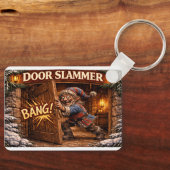 Deurenslammer IJslandse Yule Lad Sleutelhanger (Voorkant)