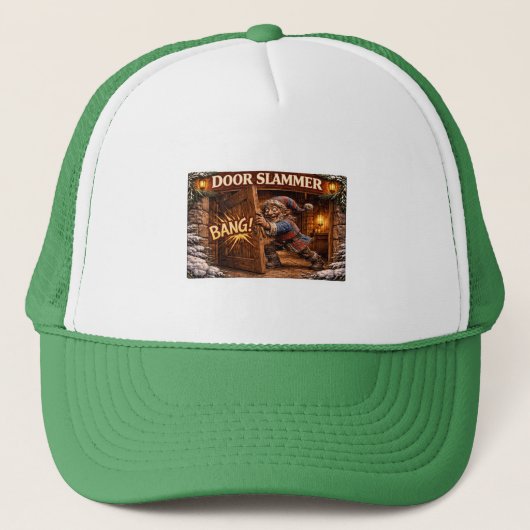 Deurenslammer IJslandse Yule Lad Trucker Pet (Voorkant)
