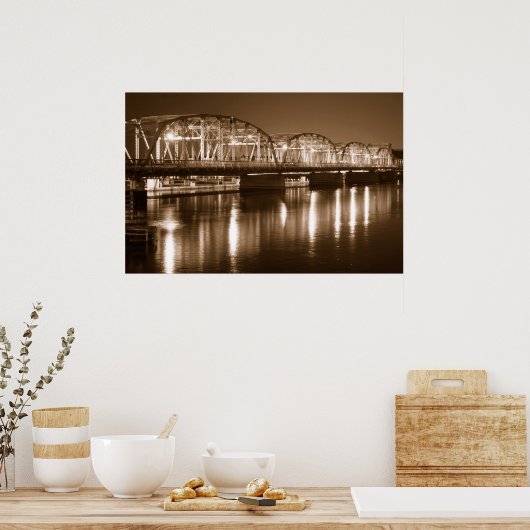 deurgraaf wisconsin bridge poster (Keuken)