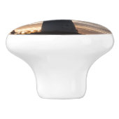 Deurhandgreep, foto van een vuurtoren keramische knop (Zijkant)