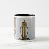 Deurhandgrepen, 1898-1999 tweekleurige koffiemok (Center)