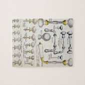 Deurhandgrepen uit een handelscatalogus van huisho legpuzzel (Horizontaal)