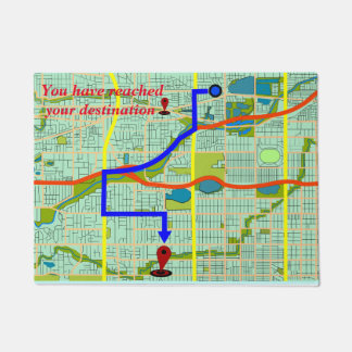 Deurkleed je hebt je bestemming bereikt! deurmat