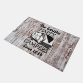 Deurklep van de grote ontwerpaanhangwagen met bijt deurmat (Schuin)