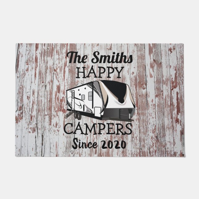 Deurklep van de grote ontwerpaanhangwagen met bijt deurmat (Voorkant)