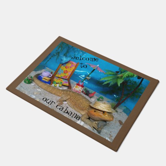 Deurklep van verdikte draak deurmat (Schuin)