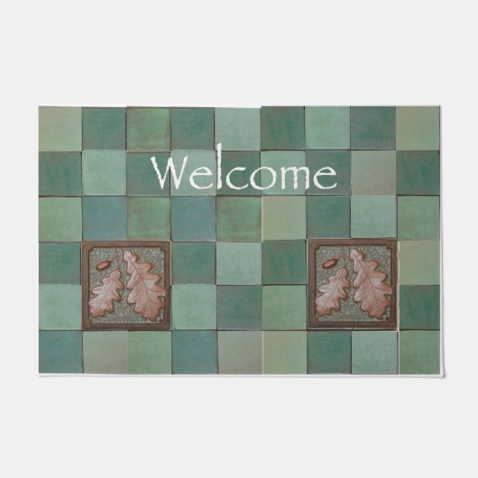 Deurklep voor ambachtsman Oak-tegel Deurmat (Voorkant)