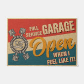 Deurklep voor de volledige service, Retro Vibes Deurmat (Voorkant)