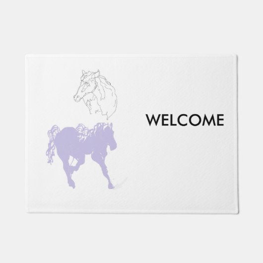 Deurkleppen / -paarden deurmat (Voorkant)