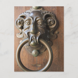 Deurklopper bij de Neue Residenz Briefkaart