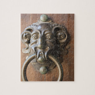 Deurklopper bij de Neue Residenz Legpuzzel