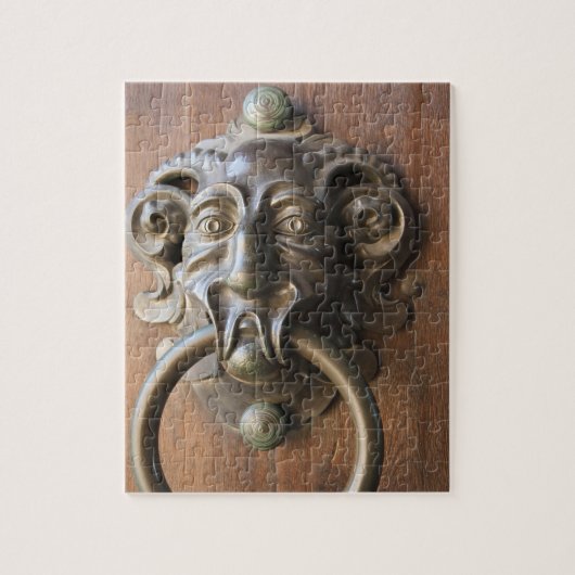 Deurklopper bij de Neue Residenz Legpuzzel (Verticaal)