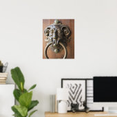 Deurklopper bij de Neue Residenz Poster (Thuiskantoor)