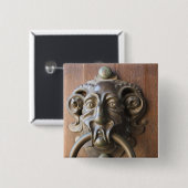 Deurklopper bij de Neue Residenz Vierkante Button 5,1 Cm (Voorkant /achterkant)