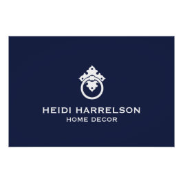  deurklopper blauw/wit Logo Downloaden Perfect Poster