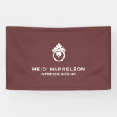 deurklopper Logo aards rood Spandoek (Horizontaal)
