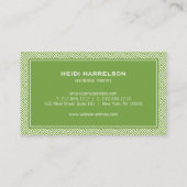  Deurklopper Logo Groene Rand Visitekaartje (Achterkant)