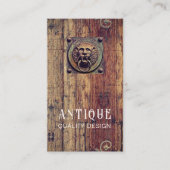  deurknop Antiek sleutel interieur designer Visitekaartje (Voorkant)