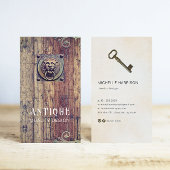  deurknop Antiek sleutel interieur designer Visitekaartje